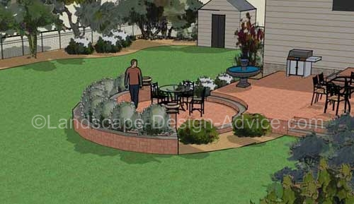 3D landscape designs can help you visualize your project.