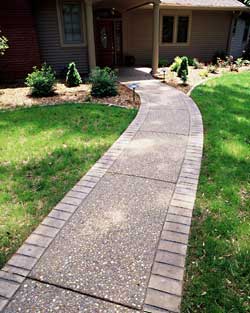 concrete walkway ideas - group picture, image by tag - keywordpictures.com