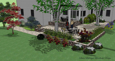 Free Download Architectural Design Software on Here Is A Patio Design In 3d Using Sketchup