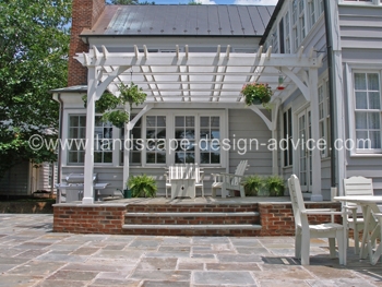 This is a 2 level patio I created for one of my clients.