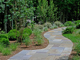 Here are some bluestone walkways