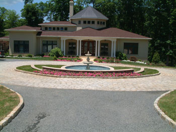 Tar and Chip Driveway With Circlular Driveway