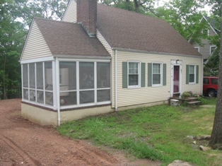 screened porch view