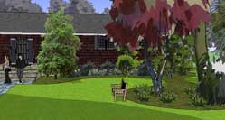 3D landscape design Sketchup