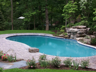 Pavers at Pool Paving Area