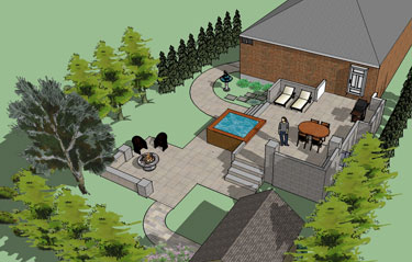 3D Landscape Design Pictures on Sketchup Garden Design
 id=88620