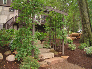 natural stone steps