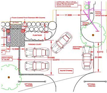 Driveway Dimensions For Your Project Zoom In To See Driveway Dimensions