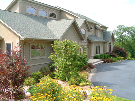 front yard entry