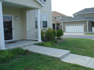 Porch and Walkway Landscaping