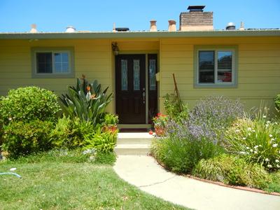 Front door and porch